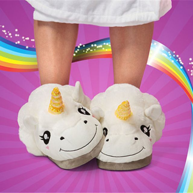 Dép bông hình thú unicon