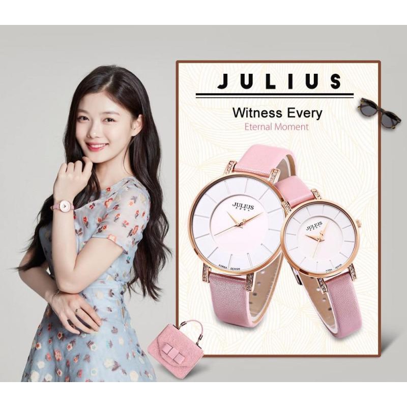 Đồng hồ nữ Julius JA-766 JU972 (hồng phấn)