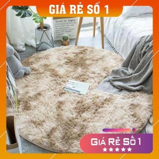 Thảm lông tròn chụp ảnh trải sàn - Kích Thước 1m x 1m