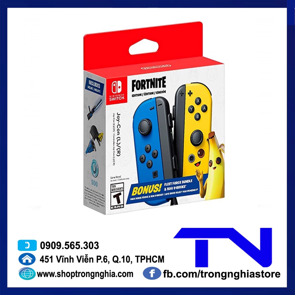 [Mã ELHAMS5 giảm 6% đơn 300K] Tay Cầm Nintendo Switch Joy-Con Fornite