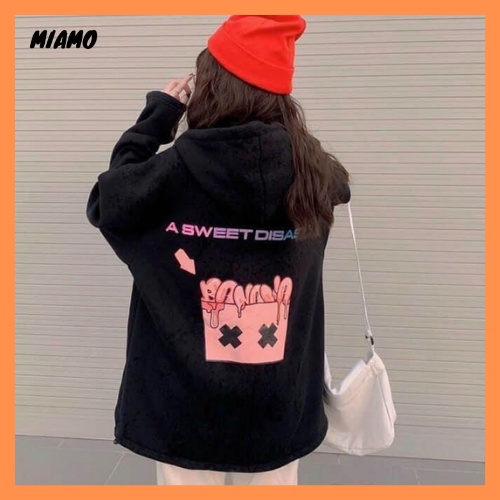 [Freeship] Áo khoác nỉ unisex in hình bạch tuộc mẫu mới thời trang Miamo TP120