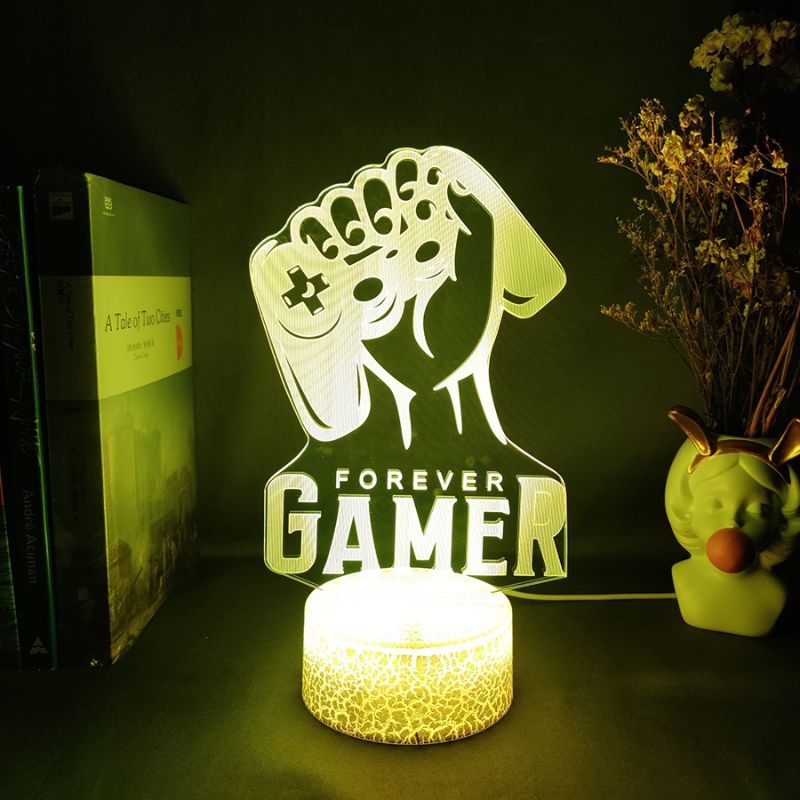 Đèn LED 3D Thegioipuzzle trang trí 16 màu (có video SP)