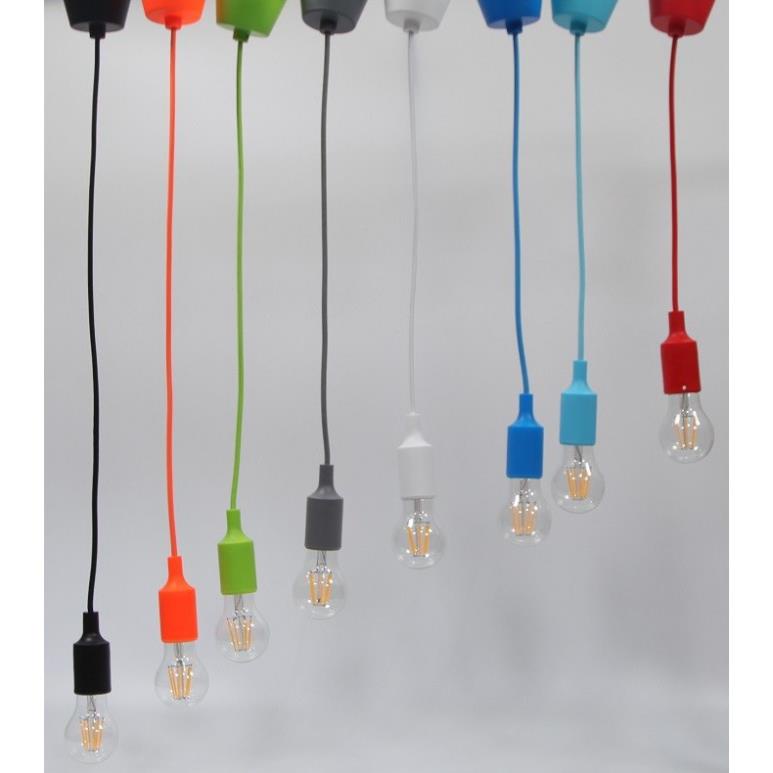 Bộ 10 dây đèn thả trang trí bóng led Edison A60 6W