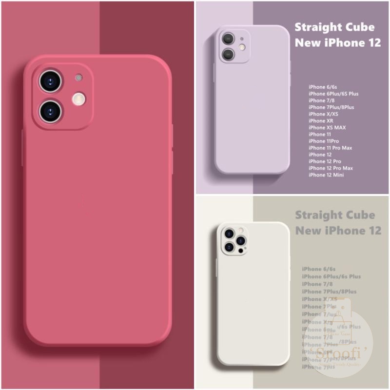 Straight Cube Case Xiaomi 11 Ultra 10 Pro 9 Lite 5G NE Mi Poco M3 Pro F3 X3 Pro NFC 10T Pro 9SE 8SE Camera Protection Shockproof TPU Soft Couple Phone Cover