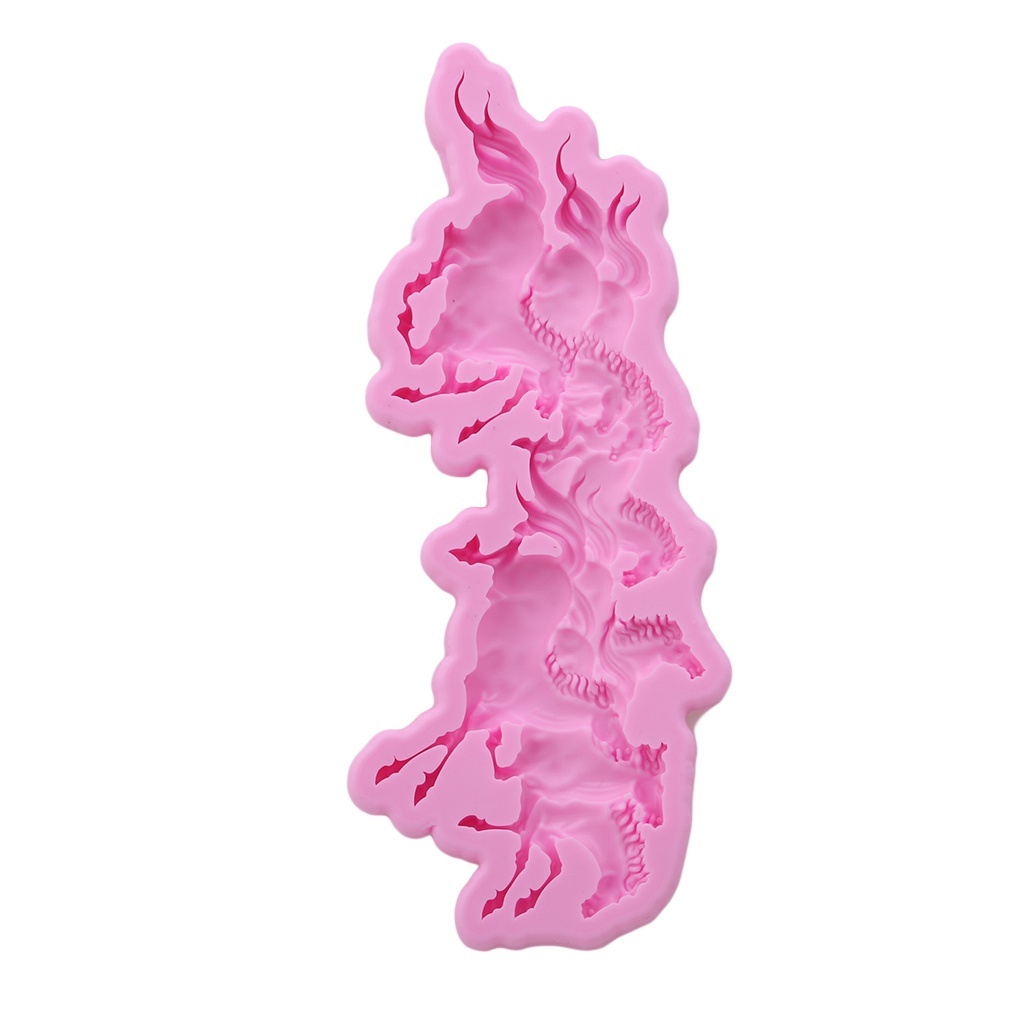 Khuôn Silicone Làm Bánh Hình Con Ngựa Độc Đáo