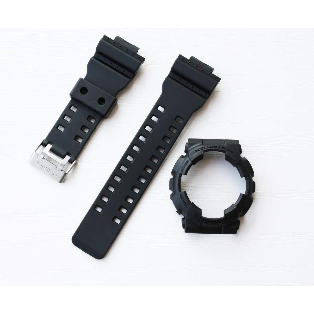 Dây đeo dây đeo đồng hồ thay thế cao su cho casio G-Shock GA-100 GA100 GA110 GA120 GA100C GD100 GD12