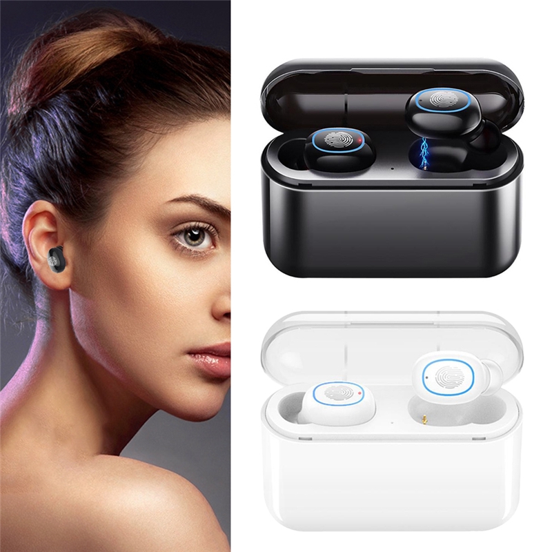Bakeey A2 TWS bluetooth 5.0 Earphone Mini Wireless Earbuds Touch Control Stereo Headphone for iPhone