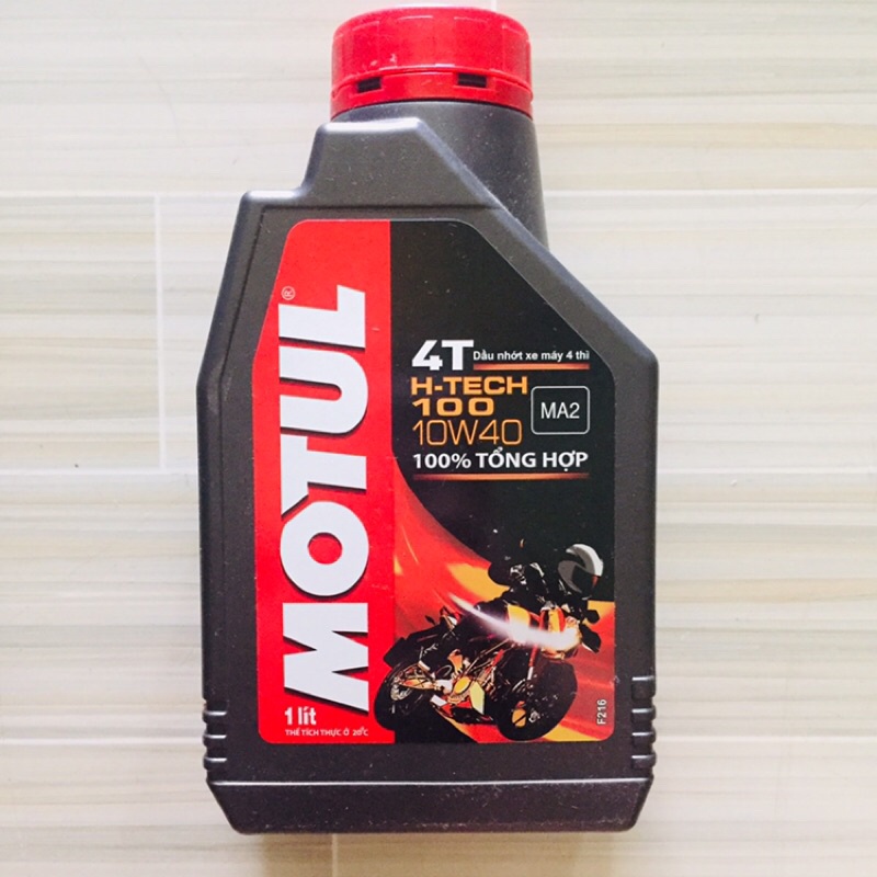 Nhớt xe số cao cấp Motul HTech 10W40 1 lít
