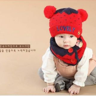 SET KHĂN MŨ LEN LOVELY
