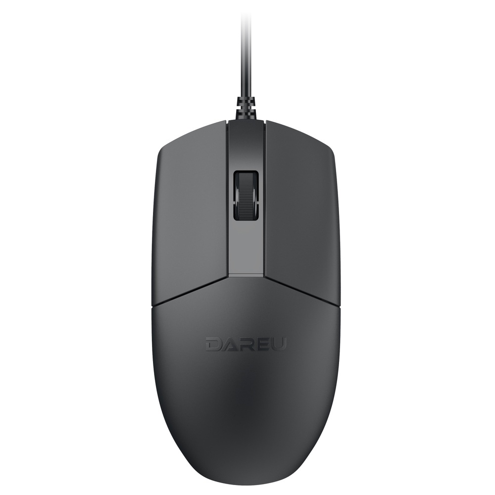 Chuột Máy Tính Có Dây Màu Đen DAREU LM103 Chuột USB Dành Cho Dân Văn Phòng Hàng Chính Hãng