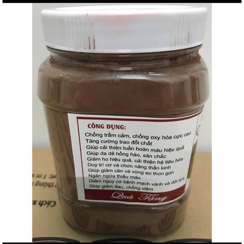 BỘT CACAO NGUYÊN CHẤT DAKLAK 500Gr