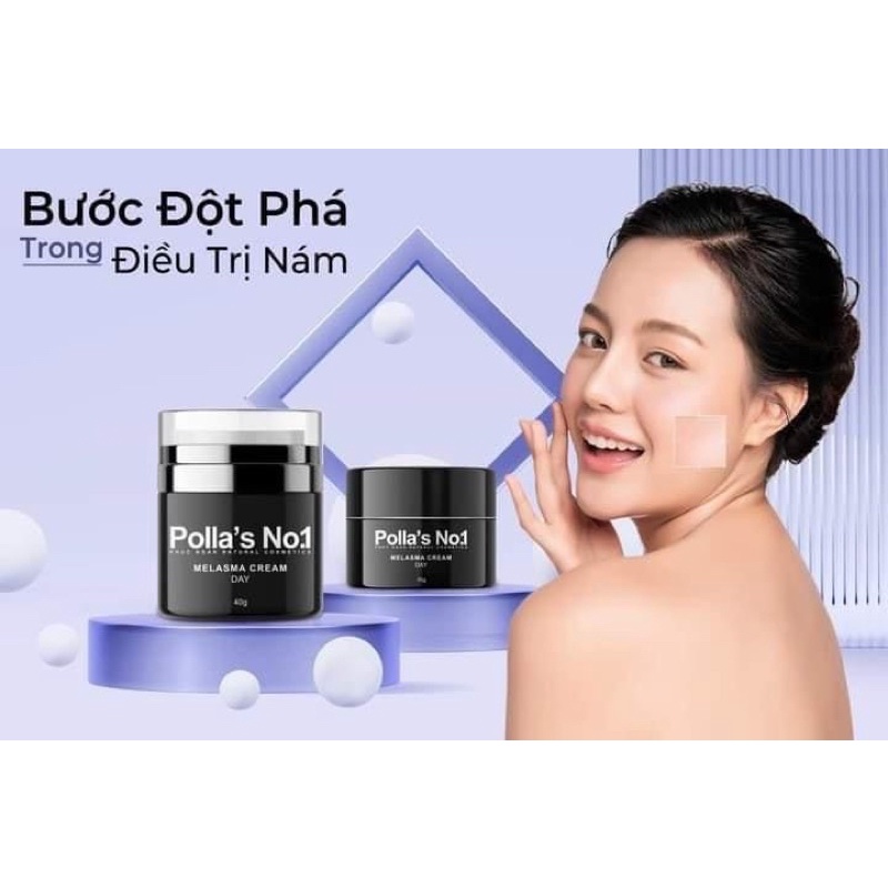 Kem dưỡng Mờ nám Polla’s No.1 Melasma Cream 40g Chống lão hóa, mờ nếp nhăn