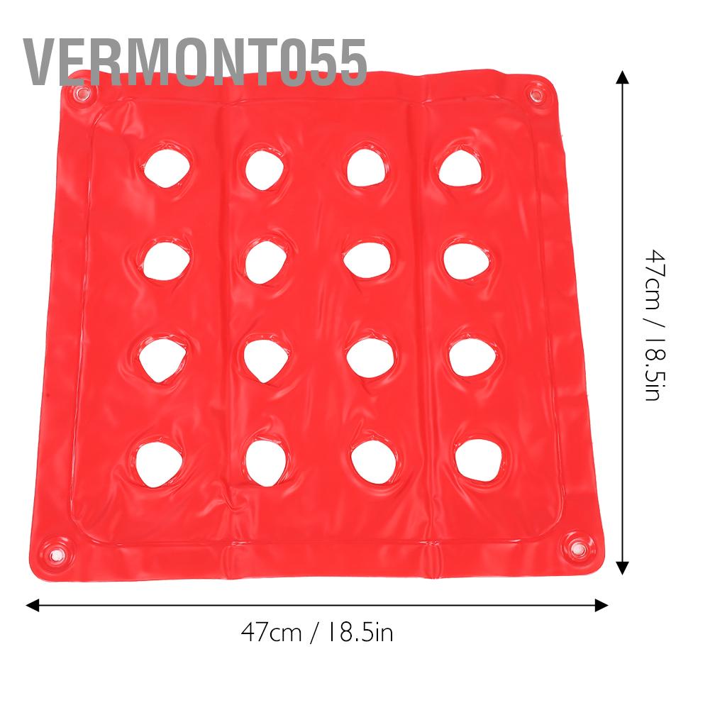Hàng Hot Đệm ghế PVC Bơm hơi Bãi biển Văn phòng tại nhà Ghế đệm mát-xa hông Ghế mát Hàng giao ngay Vermont055