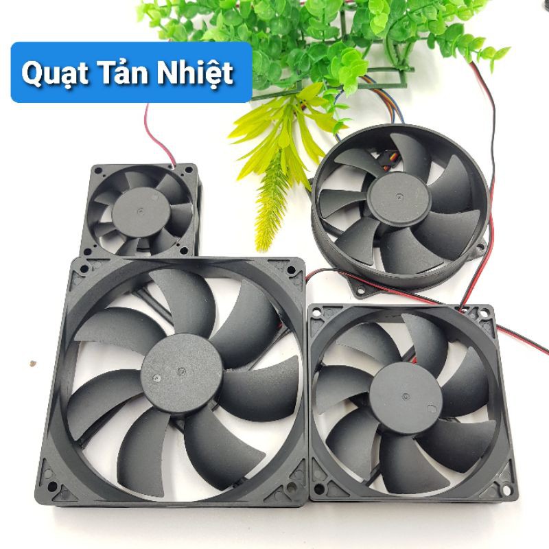 Quạt Tản Nhiệt Brushless 12V 3000RPM Các Kích Thước  12CM 9CM 6CM Quạt Thổi Nhiệt Hút Mùi PC - ShopLinhKienM2M