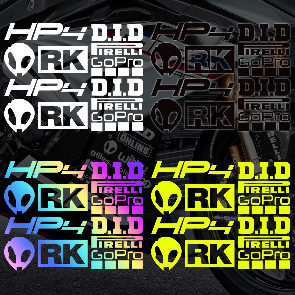 Miếng dán phản quang trang trí bình nhiên liệu xe mô tô Bmw S1000R S1000Rr Hp4