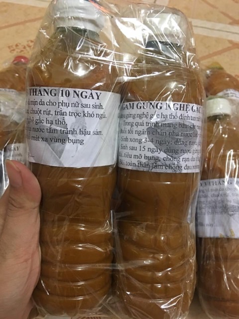 500ml Cốt gừng nghệ hạt gấc 3 tháng 10 ngày