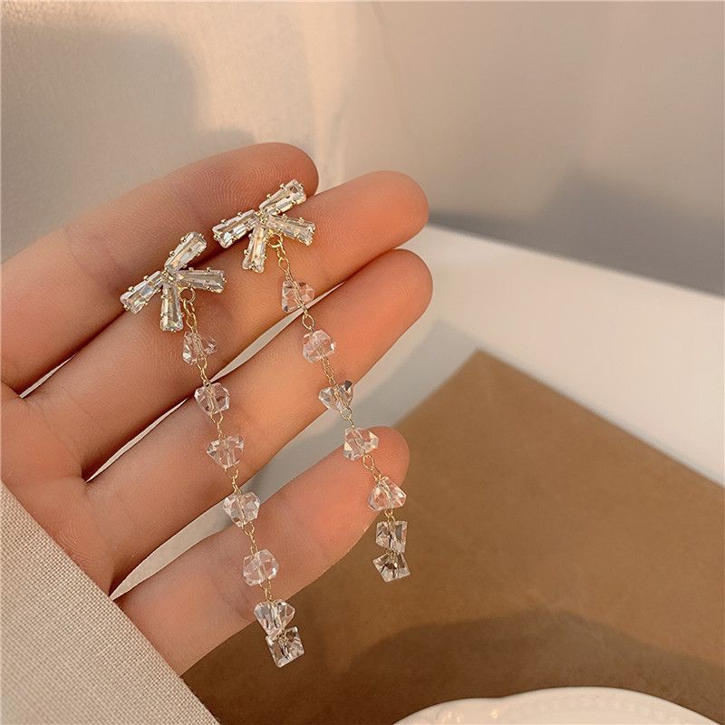 khuyên tai nữ bạc S925 - Hoa tại bạc nữ S925 đính đá lấp lánh dễ thương sang chảnh ZAZA BT0016