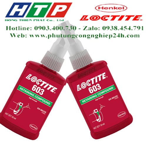 Thông tin kỹ thuật keo loctite 603-50ml