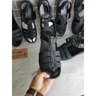 sandal chiến binh DA BÒ SÁP