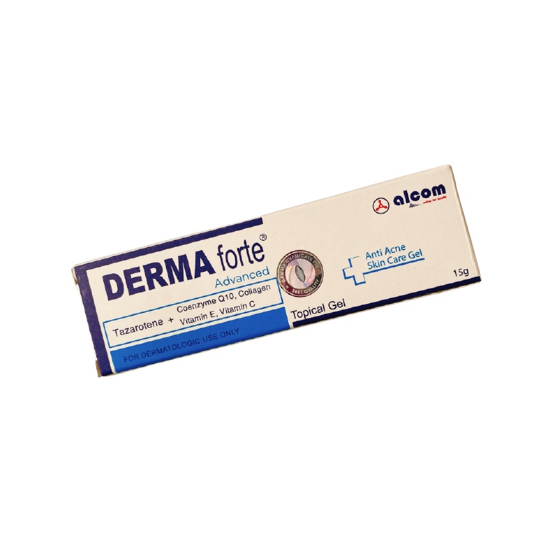 DERMA FORTE ADVANCED Gel Tazarotene giảm mụn, ngừa thâm, mờ sẹo Gamma Chemicals (bản mới) 15g | BigBuy360 - bigbuy360.vn