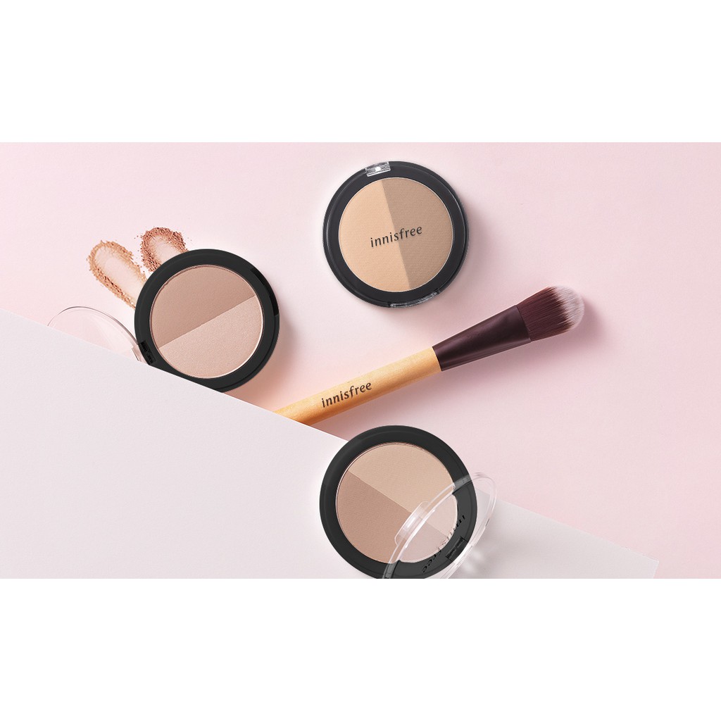 PHẤN TẠO KHỐI & BẮT SÁNG CHO KHUÔN MẶT INNISFREE FACE DESIGNING DUO. | BigBuy360 - bigbuy360.vn