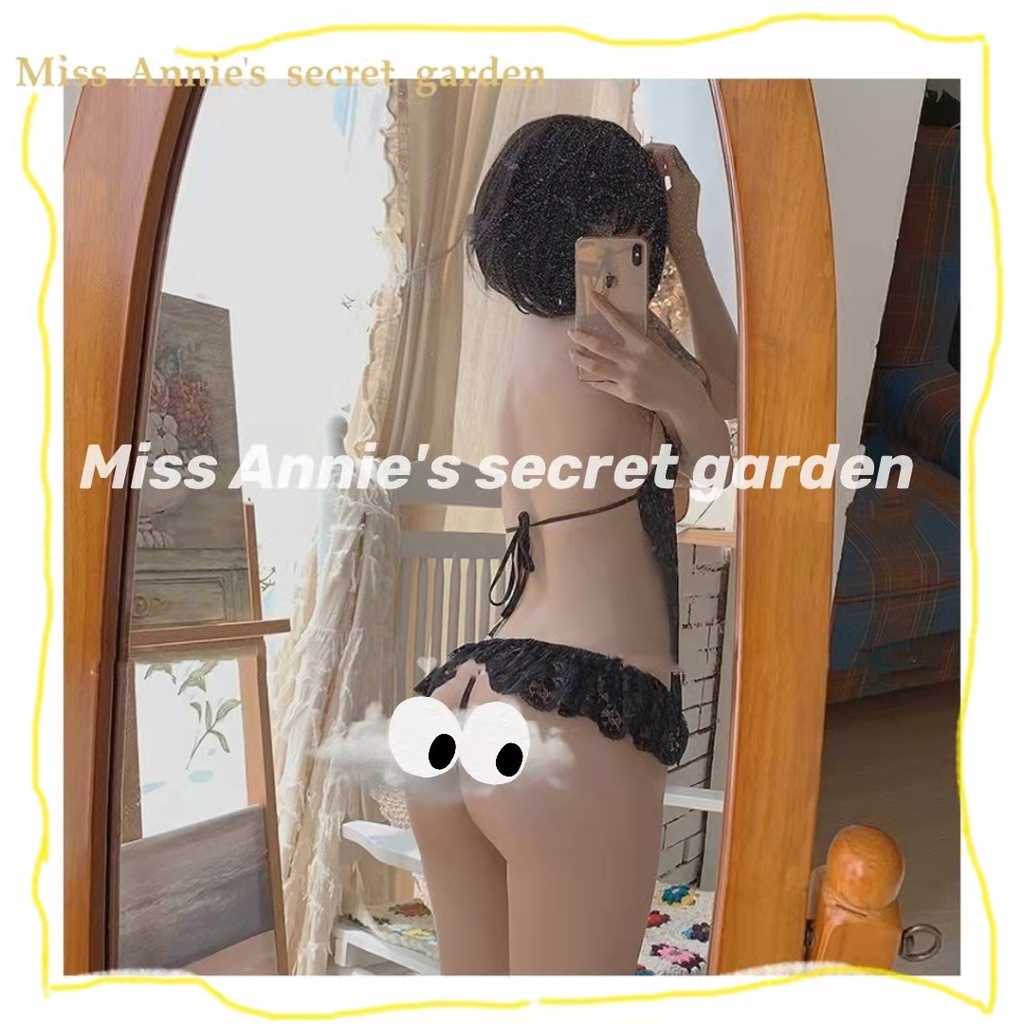 💝Cosplay đồ maid 💝Váy Ngủ 2 Dây Gợi Cảm Kèm Quần Chip+Quần lót +Freesize 40-55kg ---015