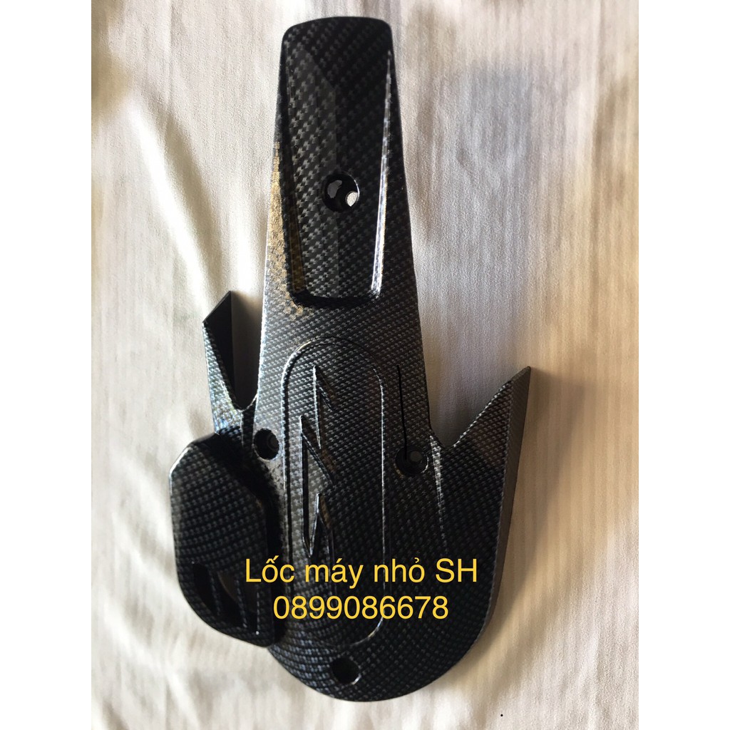 Ốp Lốc Máy Nhỏ SH 2017, SH 2018, SH 2019 Lóc Nồi Carbon, Cacbon - Phụ kiện đồ chơi, ốp trang trí, bảo vệ Honda SH
