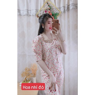 Sét Bộ Bông Vải Lụa Hàn - Áo Cổ V - Size Dưới 58kg - Mã LH007