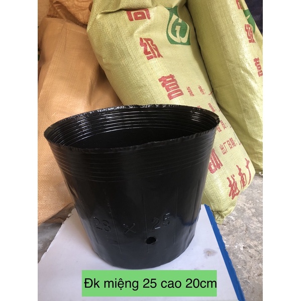 1kg( 39-40 cái) chậu mềm ươm cây miệng 25 cao 20cm