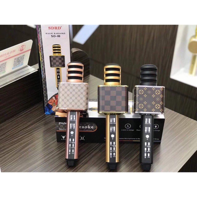 Mic hát Karaoke bluetooth cực chất sd18