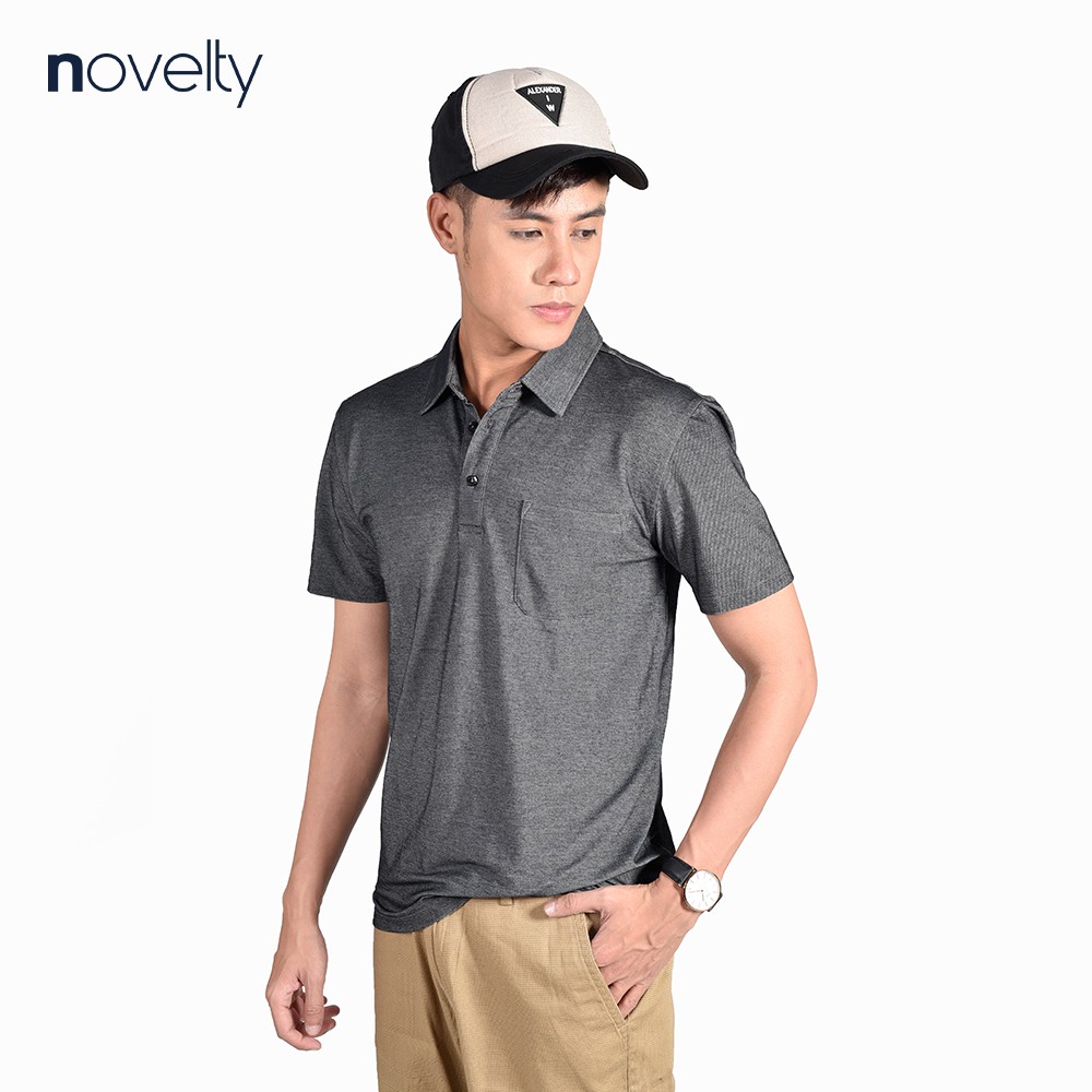 Áo thun nam Polo NOVELTY kiểu dáng Melange 210098N