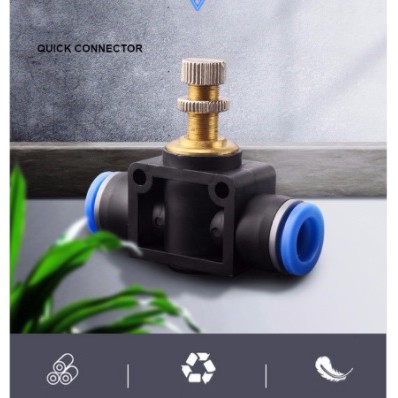 Van tiết lưu chỉnh khí nén 8mm/ 10mm/ 12mm