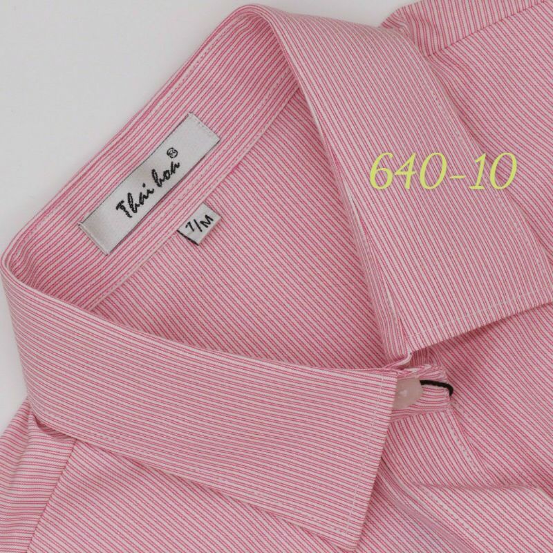 Áo sơ mi Thái Hòa kẻ sọc đủ màu vải mềm 640