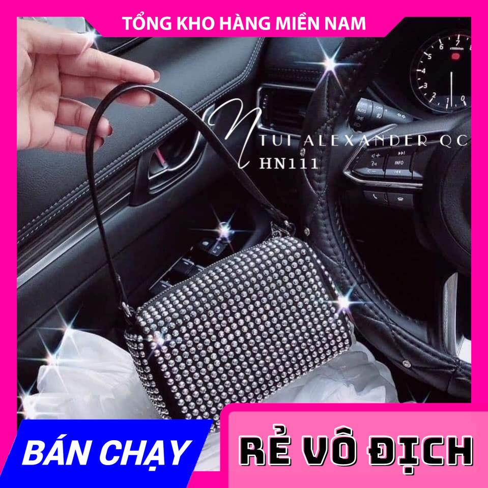 ( VIDEO THẬT) TÚI ĐÍNH ĐÁ LẤP LÁNH (ĐÁ RỜI KHÔNG PHẢI ĐÁ DÁN) - TÚI KẸP NÁCH SANG CHẢNH HN111 ⚡FREESHIP⚡ CHUYÊN SỈ MY