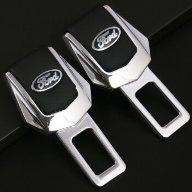 Sét bộ 2 cái Khóa chốt cài dây an toàn ô tô cao cấp Full logo tất cả các hãng xe.