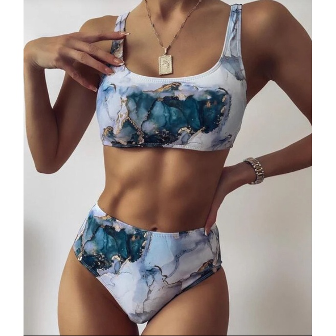 Mới Bộ Đồ Bơi Ba Mảnh In Họa Tiết Xinh Xắn Dành Cho Nữ | BigBuy360 - bigbuy360.vn