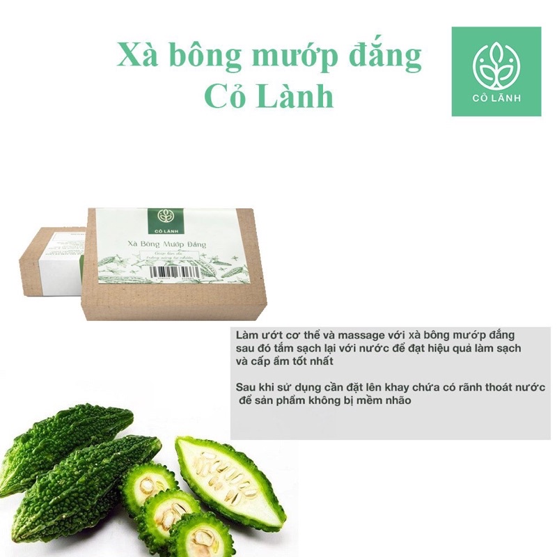 Xà bông Mướp Đắng Cỏ Lành 100G