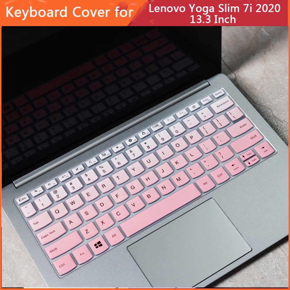 Miếng Dán Bảo Vệ Bàn Phím Máy Tính Lenovo Yoga Slim 7i 2020 13.3 Inch Bằng Tpu Silicon Chống Bụi Chống Thấm Nước