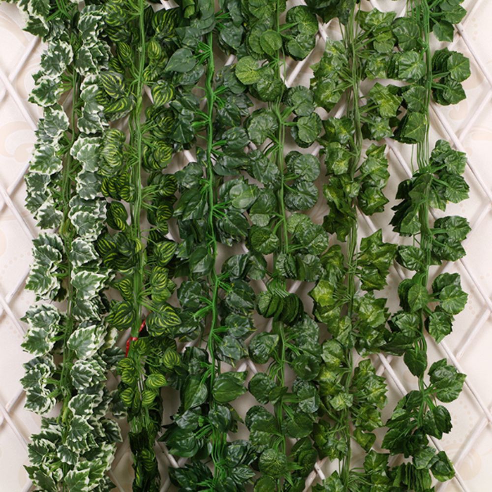 Fashion Green Leaf Wedding Vine Ivy Garland Artificial