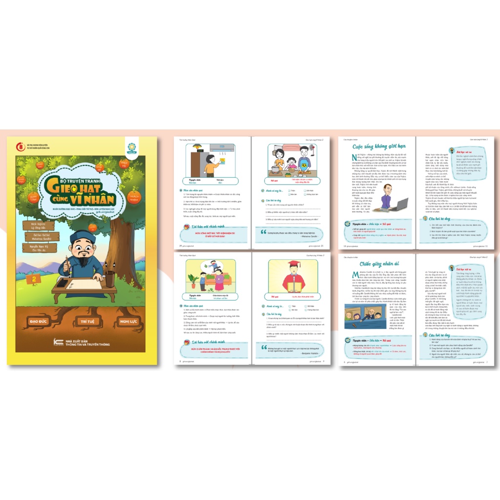 Bộ Truyện Tranh Gieo Hạt Cùng Vĩ Nhân