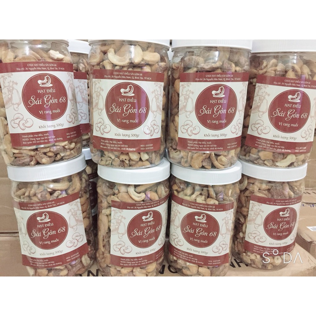 1KG HẠT ĐIỀU RANG MUỐI THƠM NGON _ LOẠI VỠ