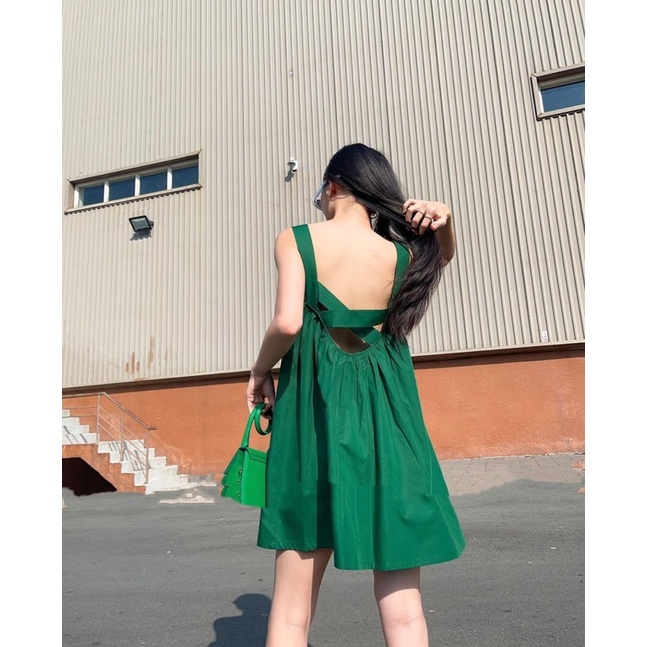 YIKO DRESS ĐẦM NGẮN CHÉO LƯNG 5 MÀU
