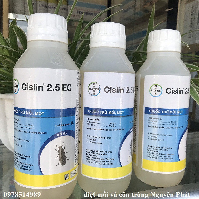 Thuốc diệt mối, diệt mọt Cislin 2.5EC - sản phẩm của Bayer (Đức)