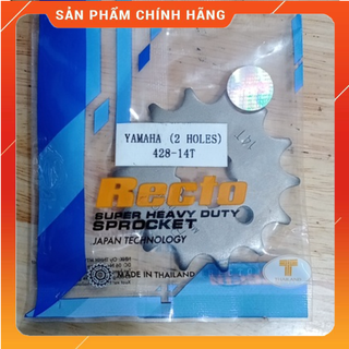 Nhông exciter 135/150 recto, size zin 14, thái lan 2 lỗ