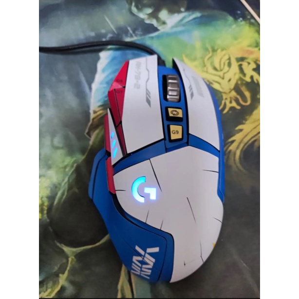 Logitech G502 HERO mouse sticker non-slip sticker special shell Gundam matte film non-slip wear-resistant protective film