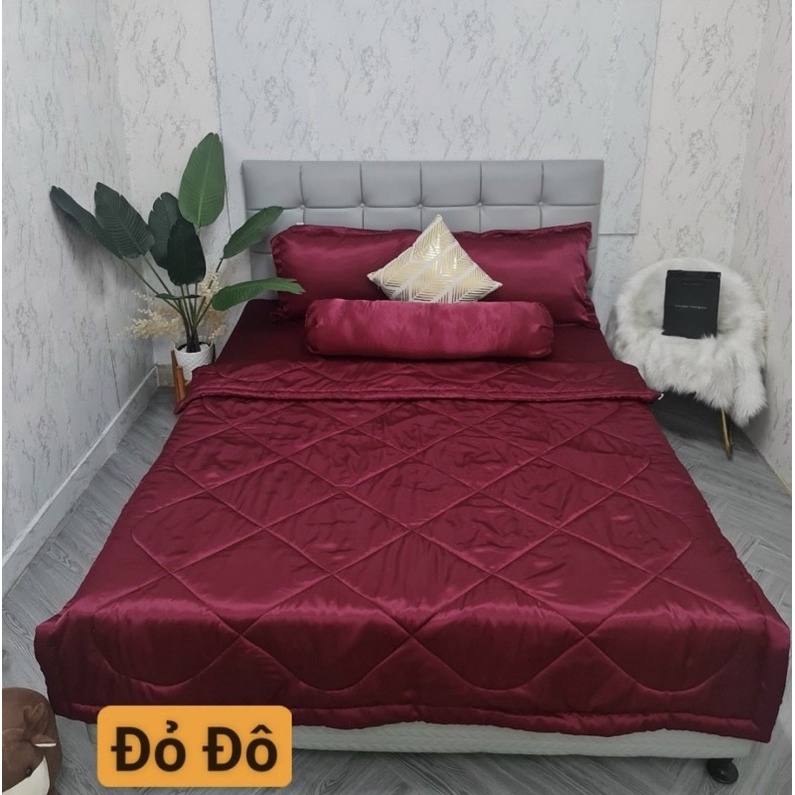 Trọn Bộ Drap Phi Lụa Cao Cấp Full 5 món | BigBuy360 - bigbuy360.vn