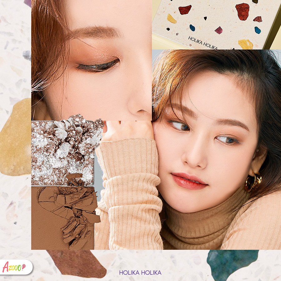 Bảng phấn mắt 9 ô Holika Holika Terazzo Shadow Palette màu 01 Earthy 1,5gx9 | WebRaoVat - webraovat.net.vn