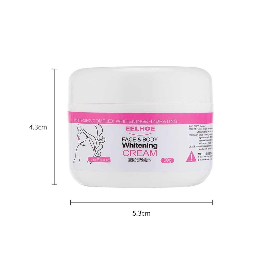 Kem Dưỡng Trắng Da Agdoad Collagen 50g Làm Trắng Da Loại Bỏ Đốm Đen Trên Da
