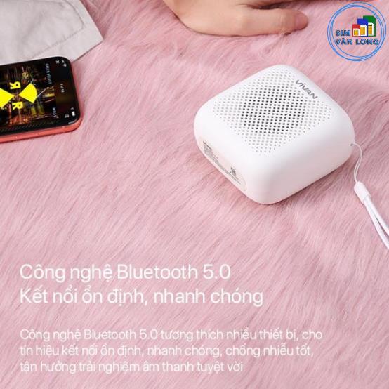 Loa TWS Bluetooth 5.0 VIVAN VS1 Chính Hãng Chất Âm Tốt Bass Mạnh Chống Nước IPX5 5W Thời Lượng Pin Dài Đến 10H _13