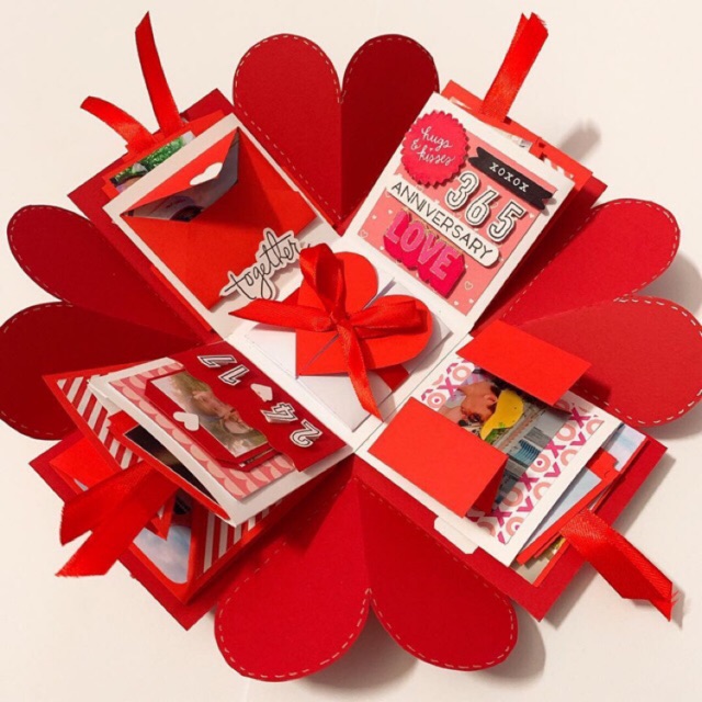 Hộp Lovebox Love box Explodingbox mẫu 2